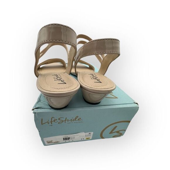 NWT LifeStride Womens Yolo Soft System Wedge Sandals Tender Taupe Size 11M - Picture 8 of 10